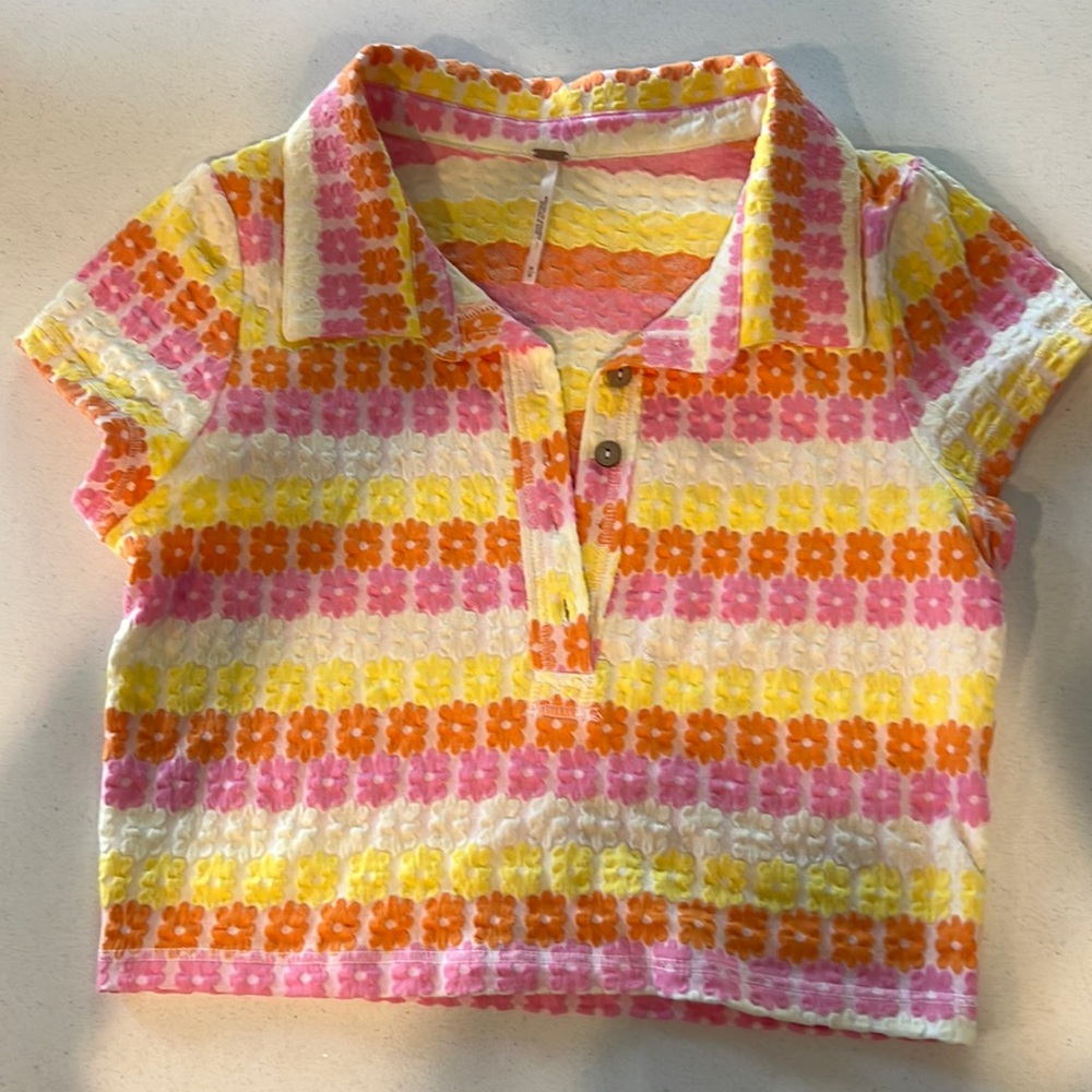 Free people flower polo